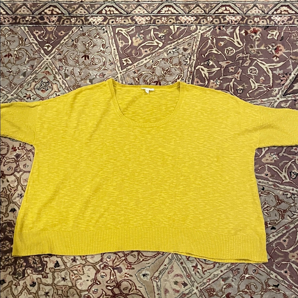 Eileen Fisher Golden Yellow Women's Top XL